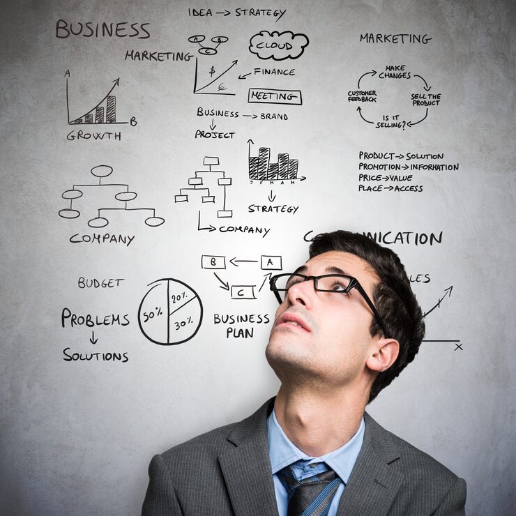 Home young man looking business charts diagrams 53419 3814